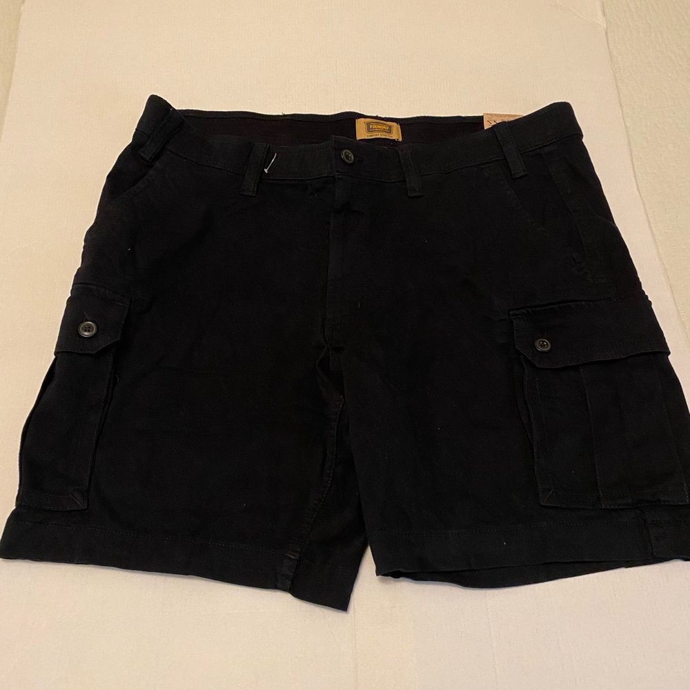 The Foundry Supply Co. Men's Black Cargo Shorts